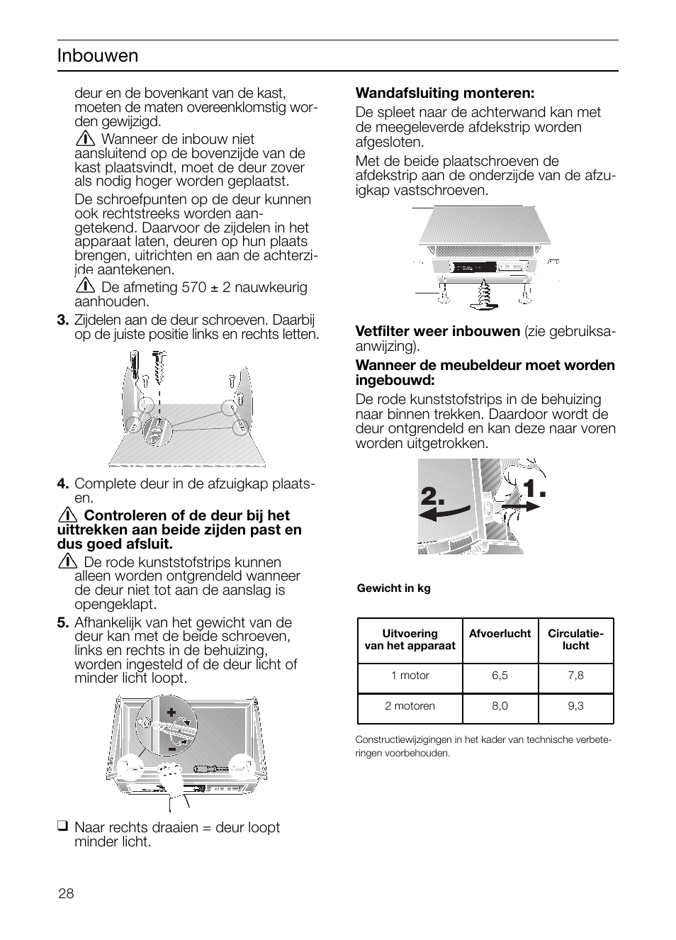 Inbouwen | Neff D2664X0 User Manual | Page 28 / 96