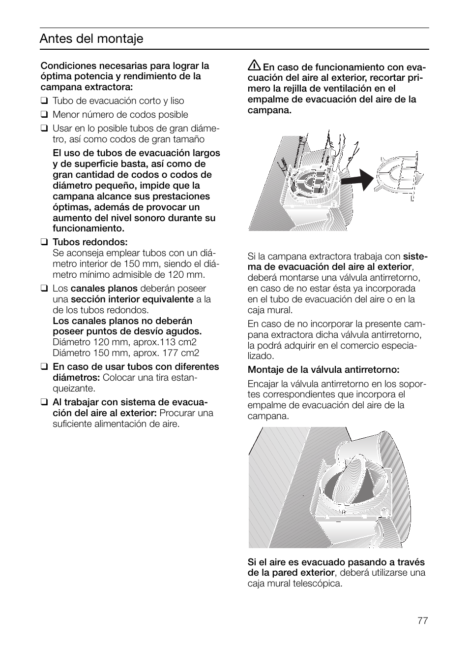 Antes del montaje | Neff D2664X0 User Manual | Page 77 / 96