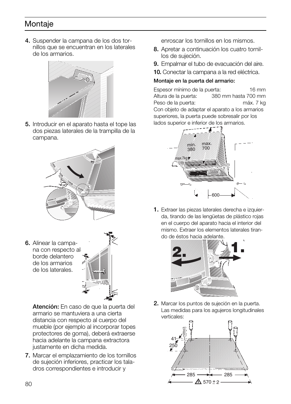 Montaje | Neff D2664X0 User Manual | Page 80 / 96