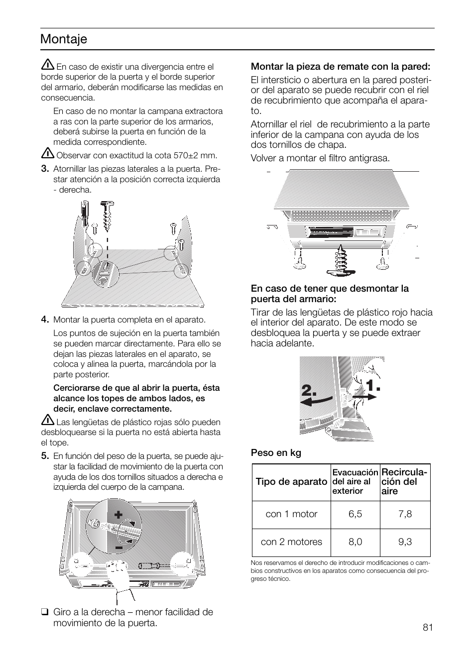 Montaje | Neff D2664X0 User Manual | Page 81 / 96