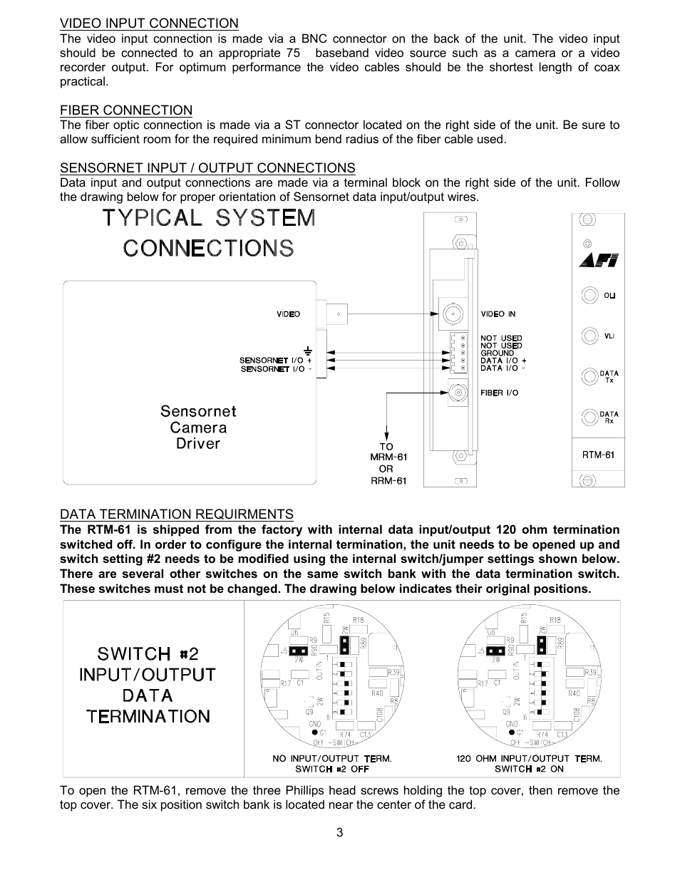 American Fibertek RTM-61 User Manual | Page 3 / 4