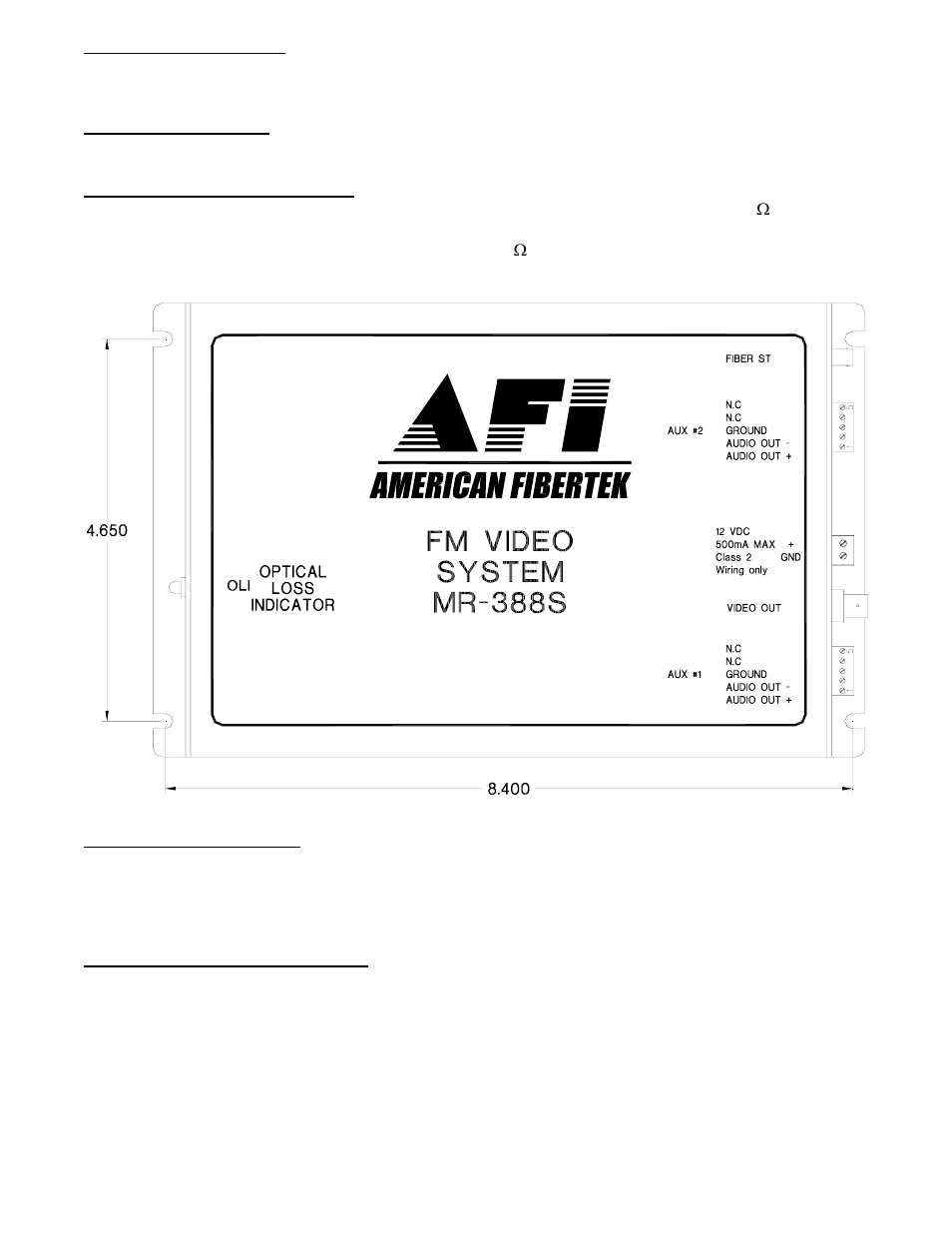 American Fibertek MR-388S User Manual | Page 3 / 4