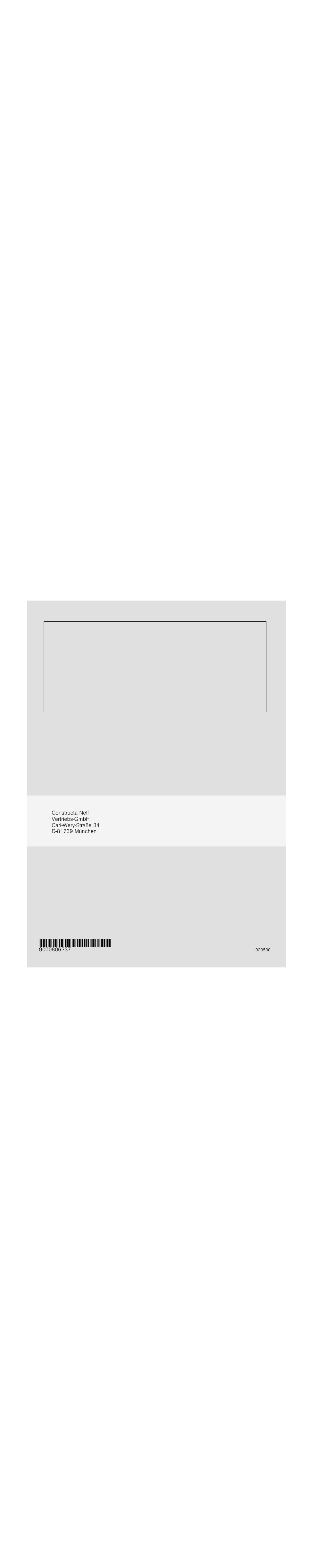 Neff D99L20N0 User Manual | Page 88 / 88