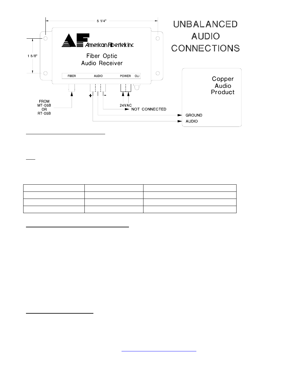 E-mail | American Fibertek MR-05B User Manual | Page 4 / 4