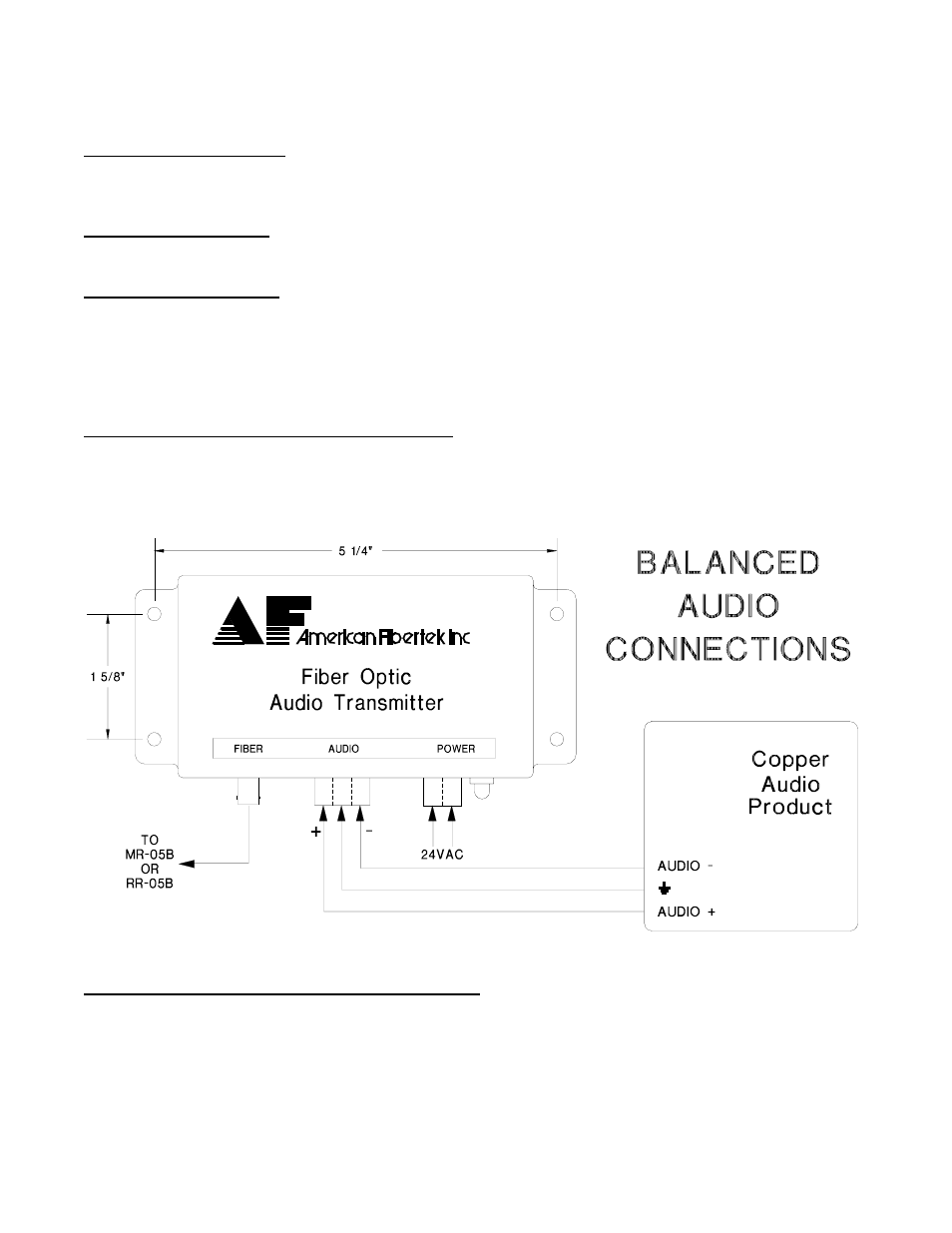 American Fibertek MT-05B User Manual | Page 3 / 4