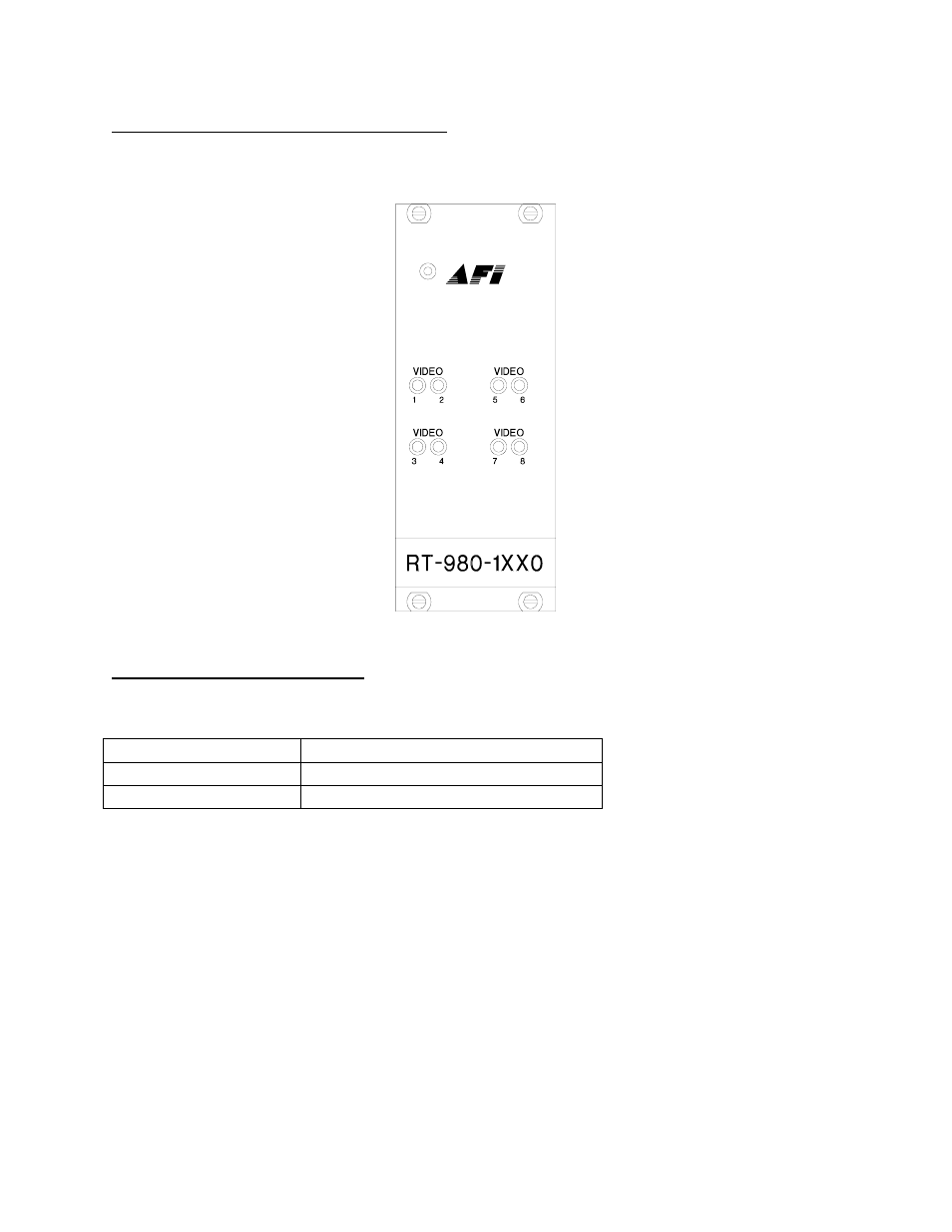 American Fibertek RR-94845SL User Manual | Page 8 / 12