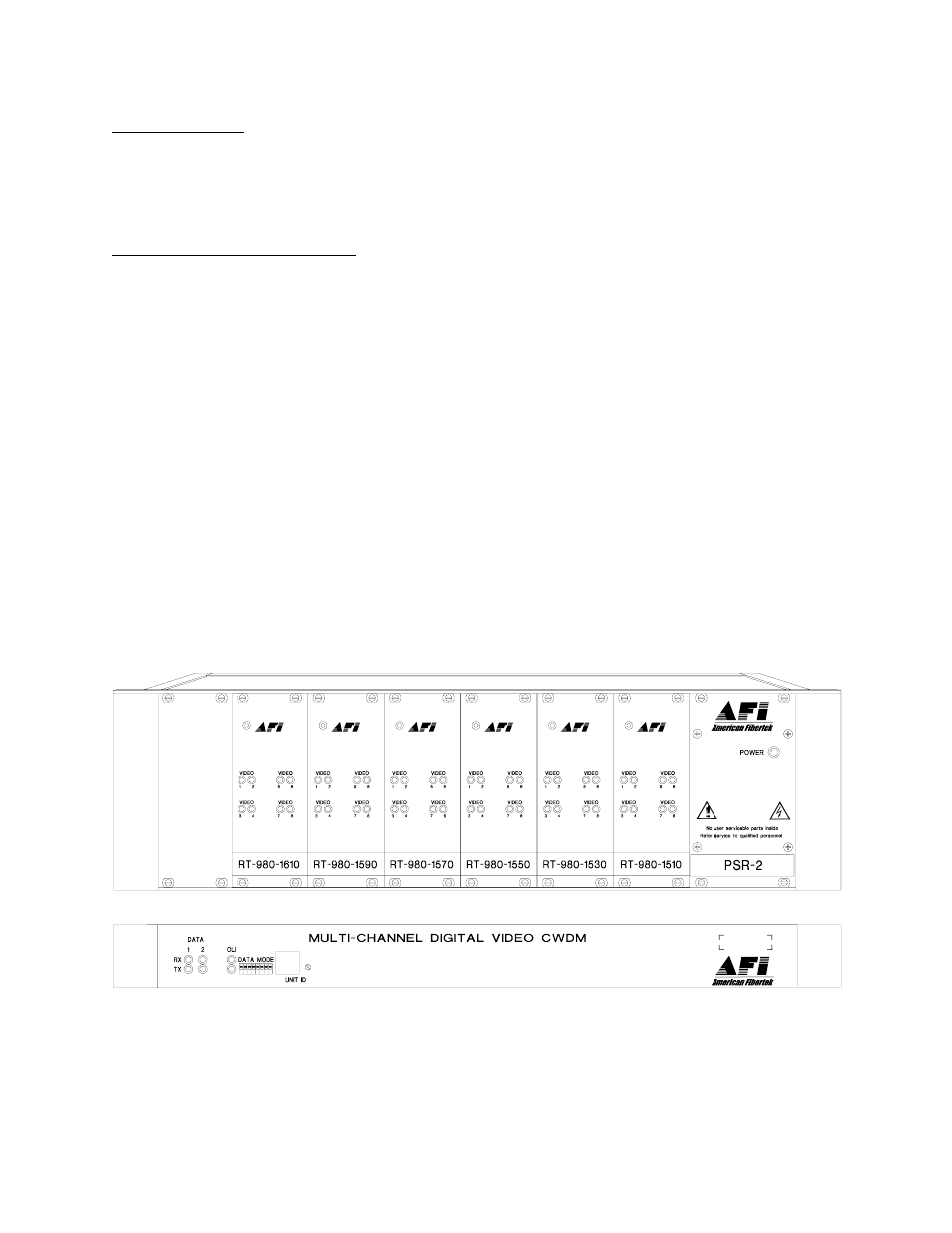 American Fibertek RR-94885SL User Manual | Page 4 / 15