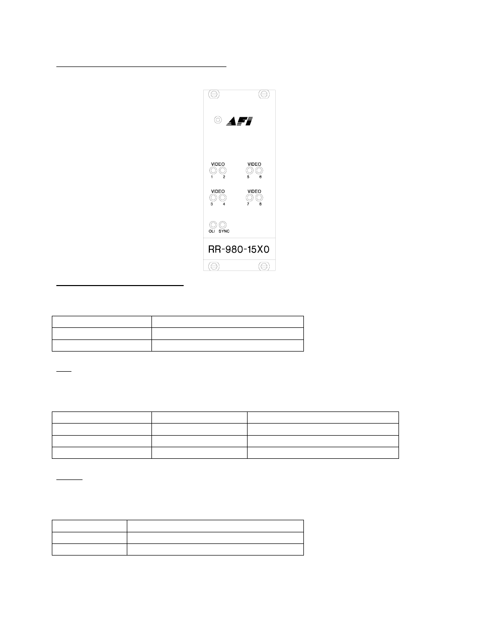 American Fibertek RR-93285SL User Manual | Page 13 / 15