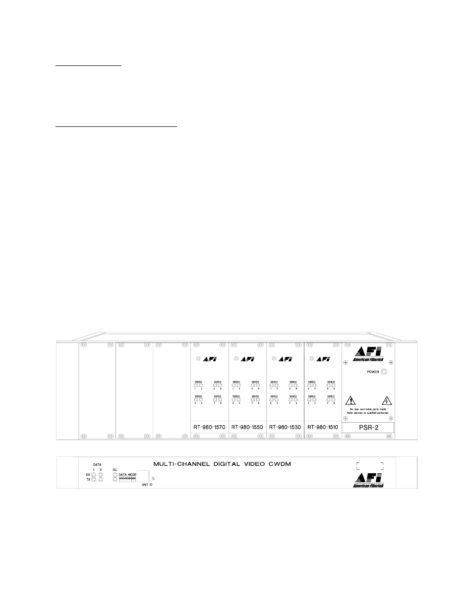 American Fibertek RR-93285SL User Manual | Page 4 / 15