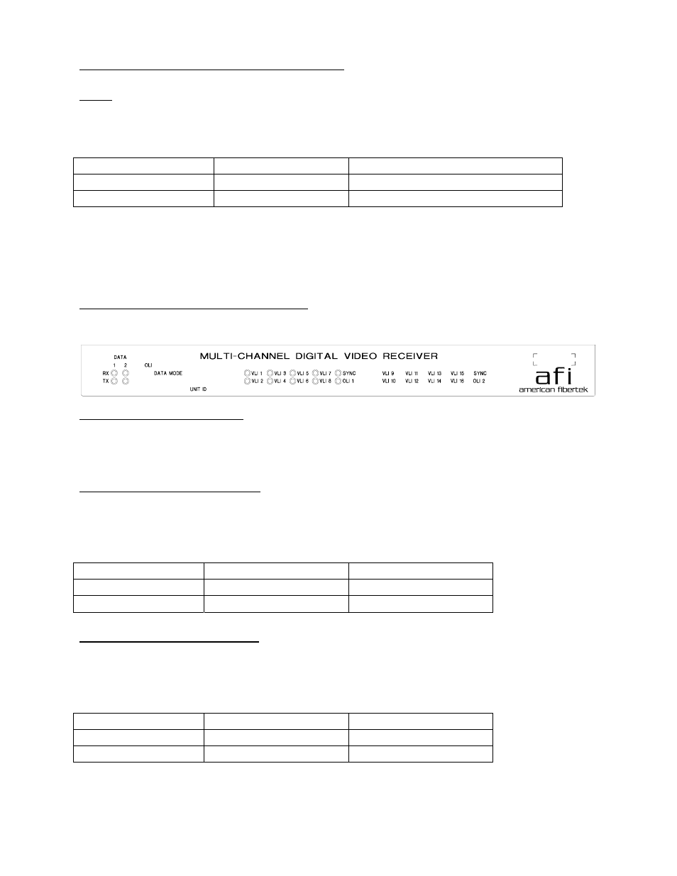 American Fibertek MRX-986-UTP User Manual | Page 10 / 12