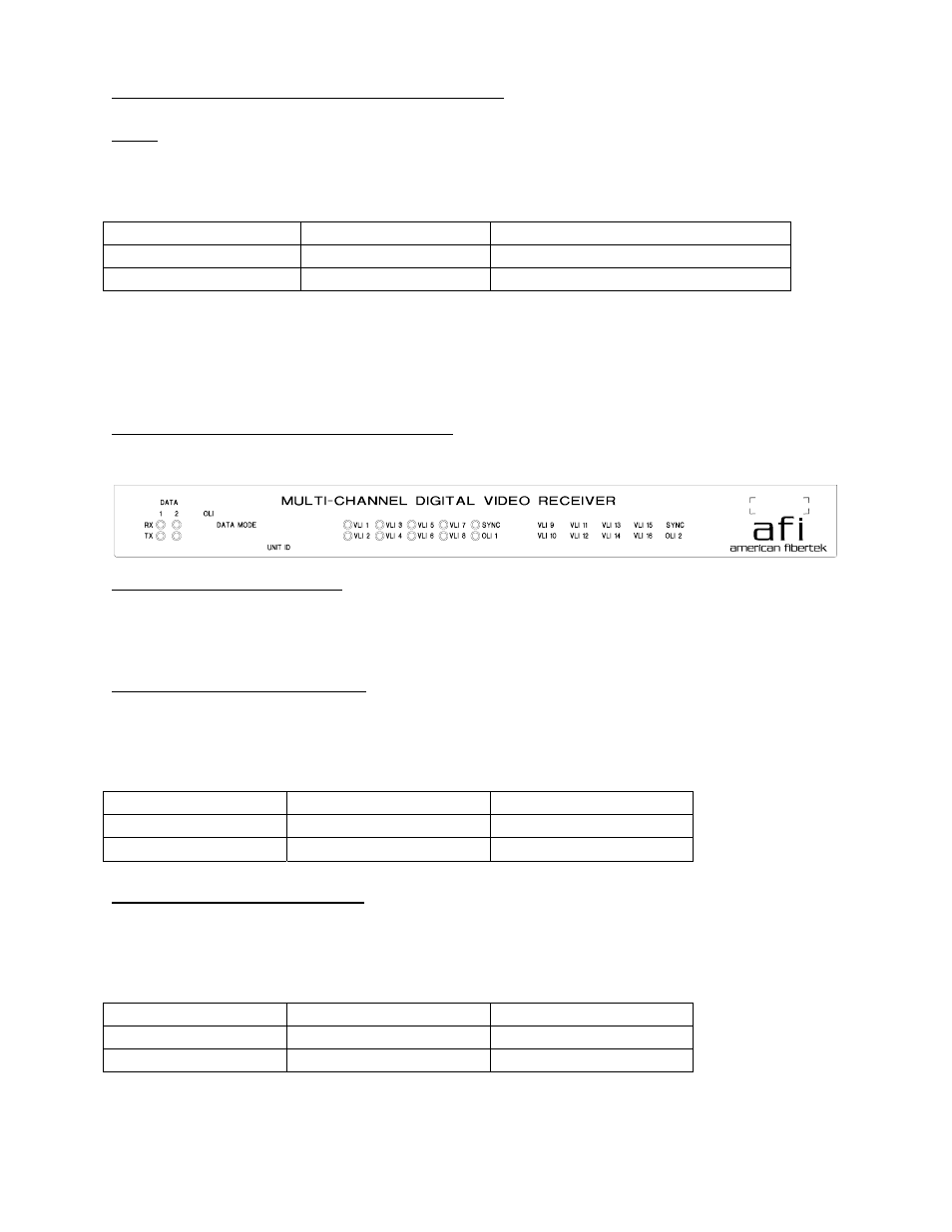 American Fibertek MRX-986-UTP-H User Manual | Page 10 / 12