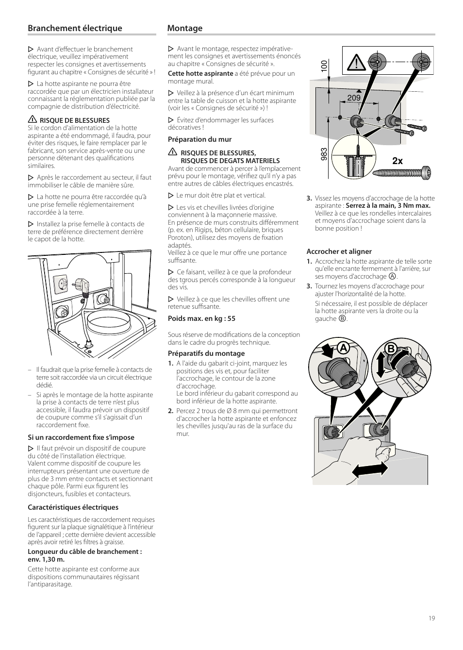 Neff D99L11N0 User Manual | Page 19 / 52