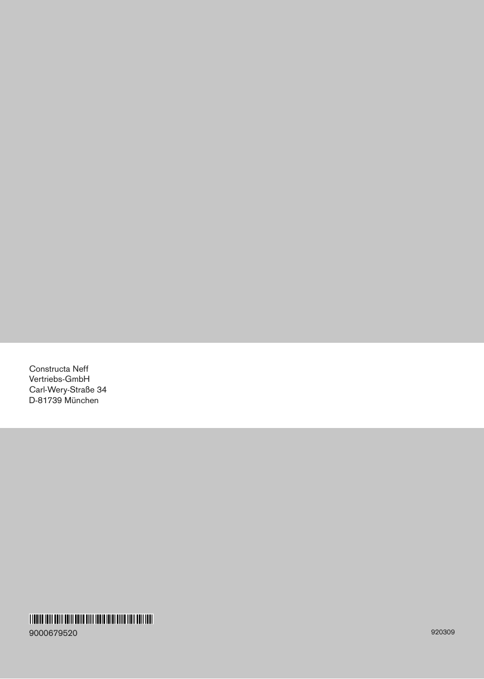 Neff D99L11N0 User Manual | Page 52 / 52