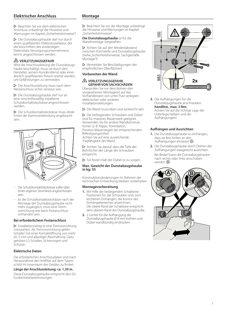 Neff D99L11N0 User Manual | Page 7 / 52