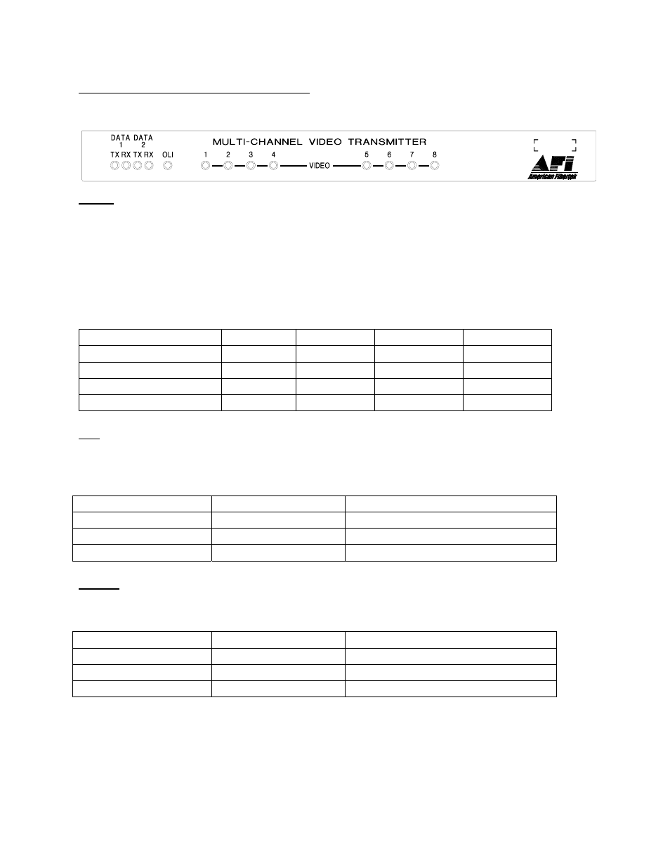 American Fibertek MRX-8889C-SL User Manual | Page 8 / 12
