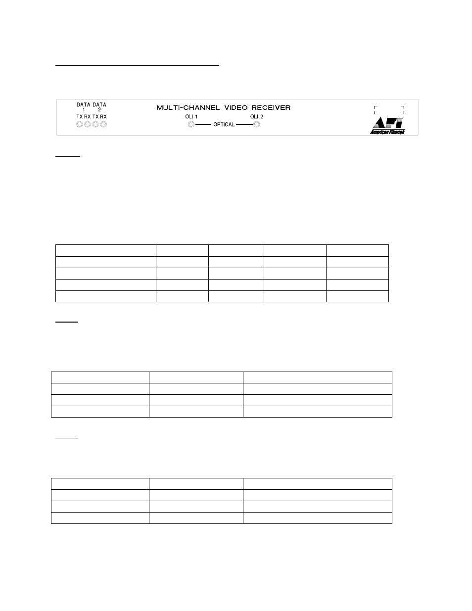 American Fibertek MRX-8889C-SL User Manual | Page 9 / 12