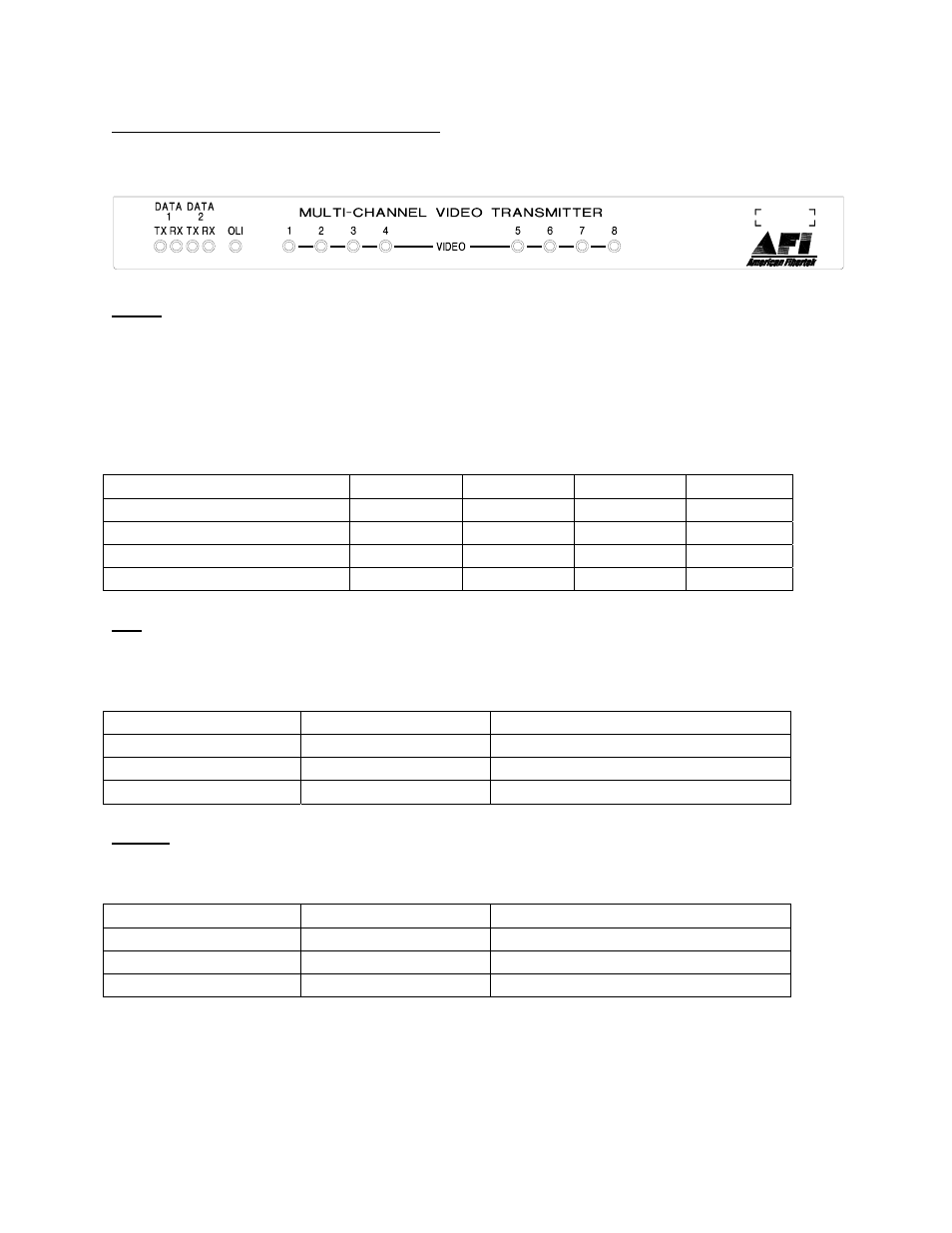 American Fibertek MRX-8885C-SL User Manual | Page 8 / 12