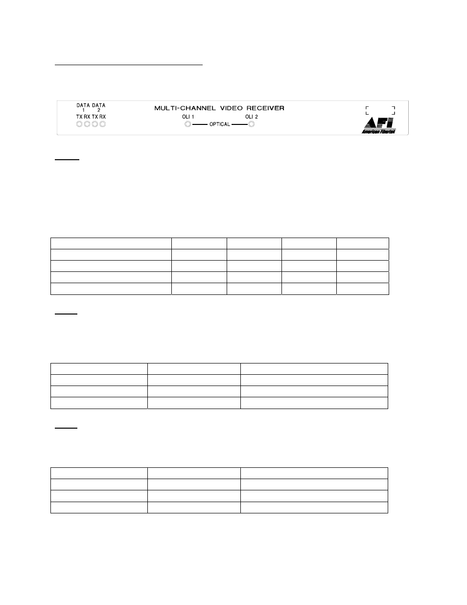 American Fibertek MRX-8885C User Manual | Page 9 / 12