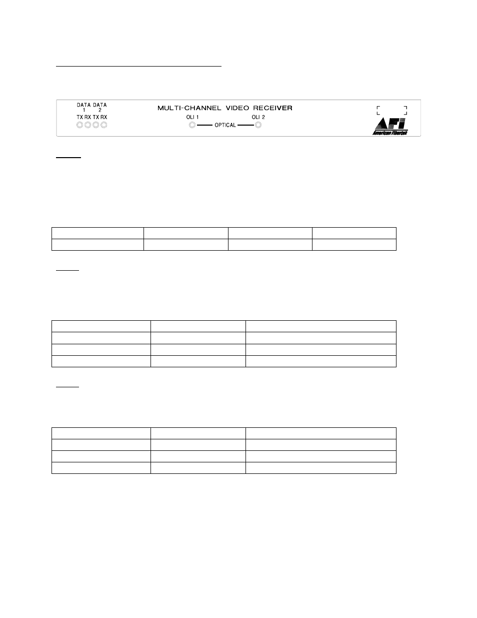 American Fibertek MRX-8823C-SL User Manual | Page 7 / 8