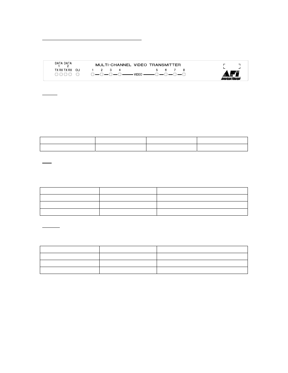 American Fibertek MRX-8810C-SL User Manual | Page 6 / 8