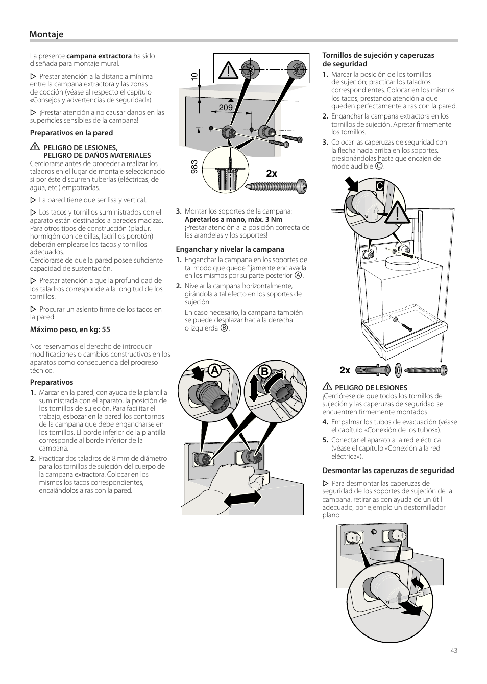 Neff D99L10N0 User Manual | Page 43 / 52