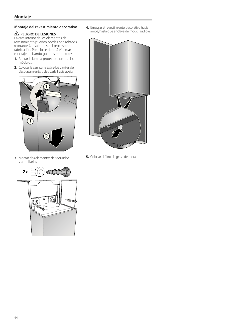 Neff D99L10N0 User Manual | Page 44 / 52