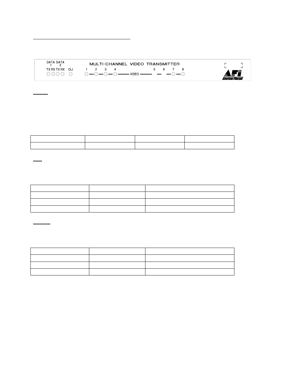 American Fibertek MRX-8623C-SL User Manual | Page 6 / 8