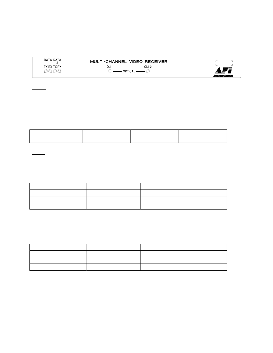 American Fibertek MRX-8623C User Manual | Page 7 / 8