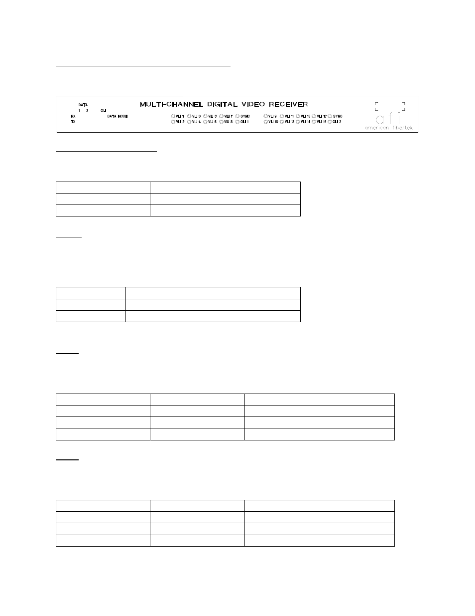 American Fibertek MRR-91600C-283 User Manual | Page 6 / 7