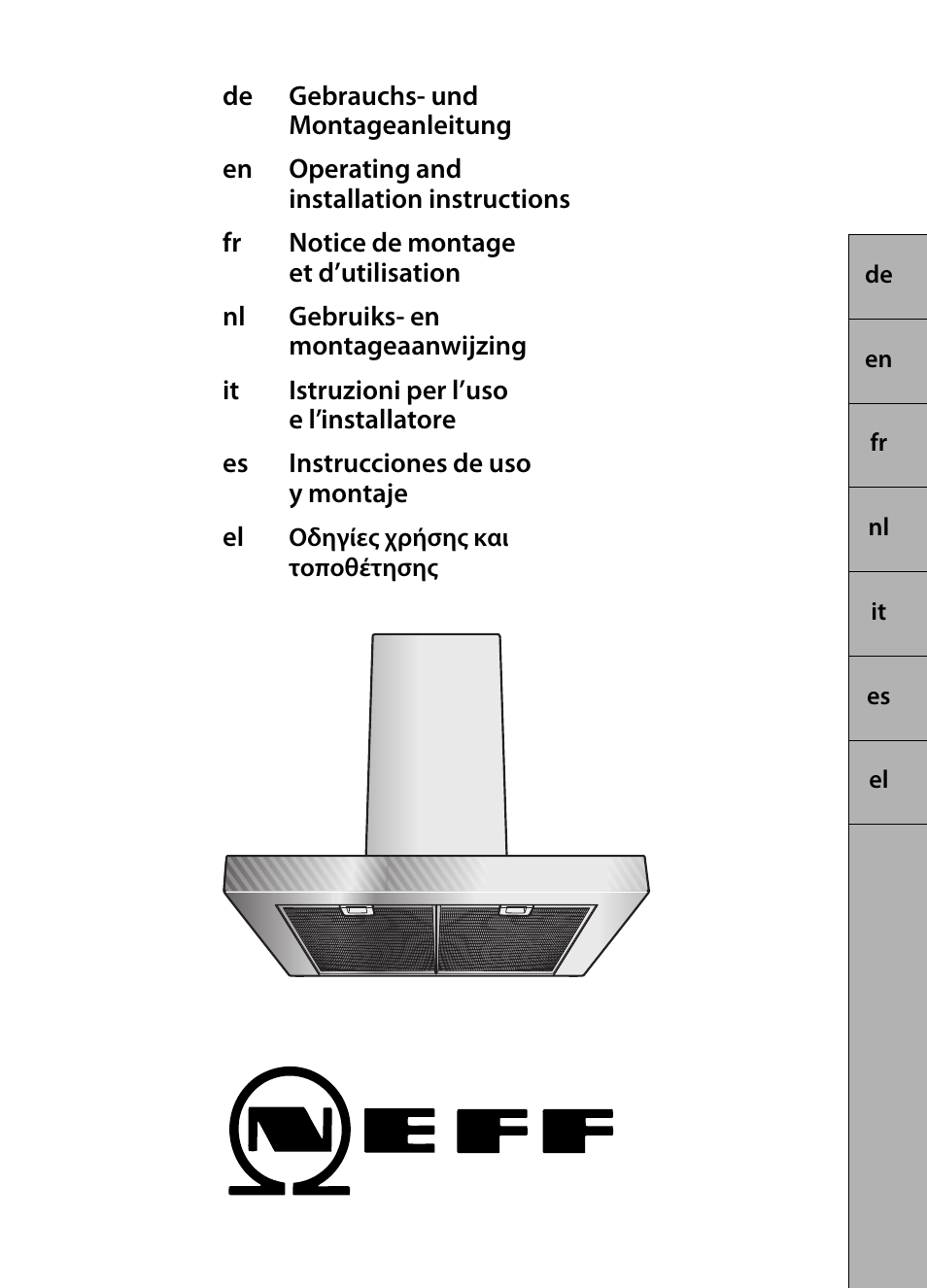 Neff D72E34N0 User Manual | 108 pages