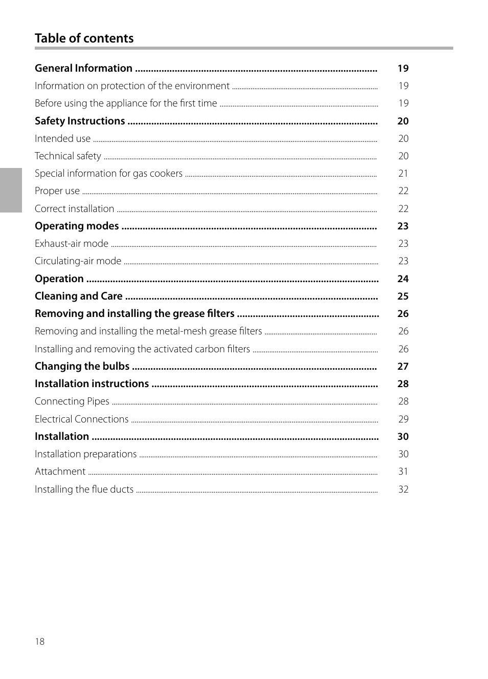 Neff D72E34N0 User Manual | Page 18 / 108