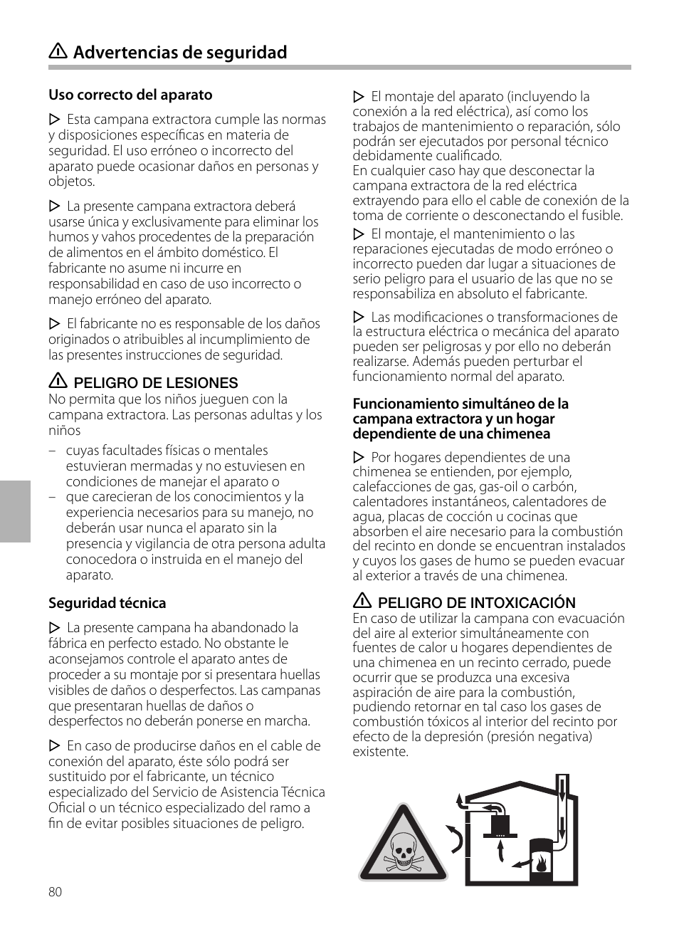 Advertencias de seguridad | Neff D72E34N0 User Manual | Page 80 / 108