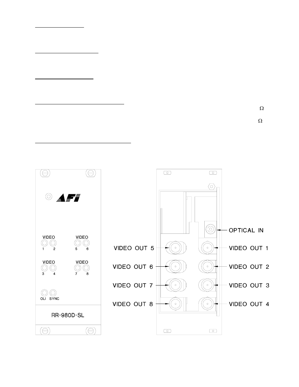American Fibertek RR-980D-SL User Manual | Page 3 / 4