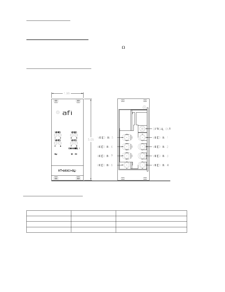 American Fibertek RT-980C User Manual | Page 3 / 4