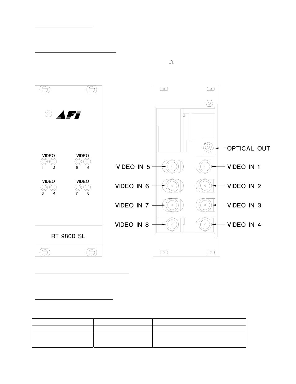 American Fibertek RT-980D-SL User Manual | Page 3 / 4