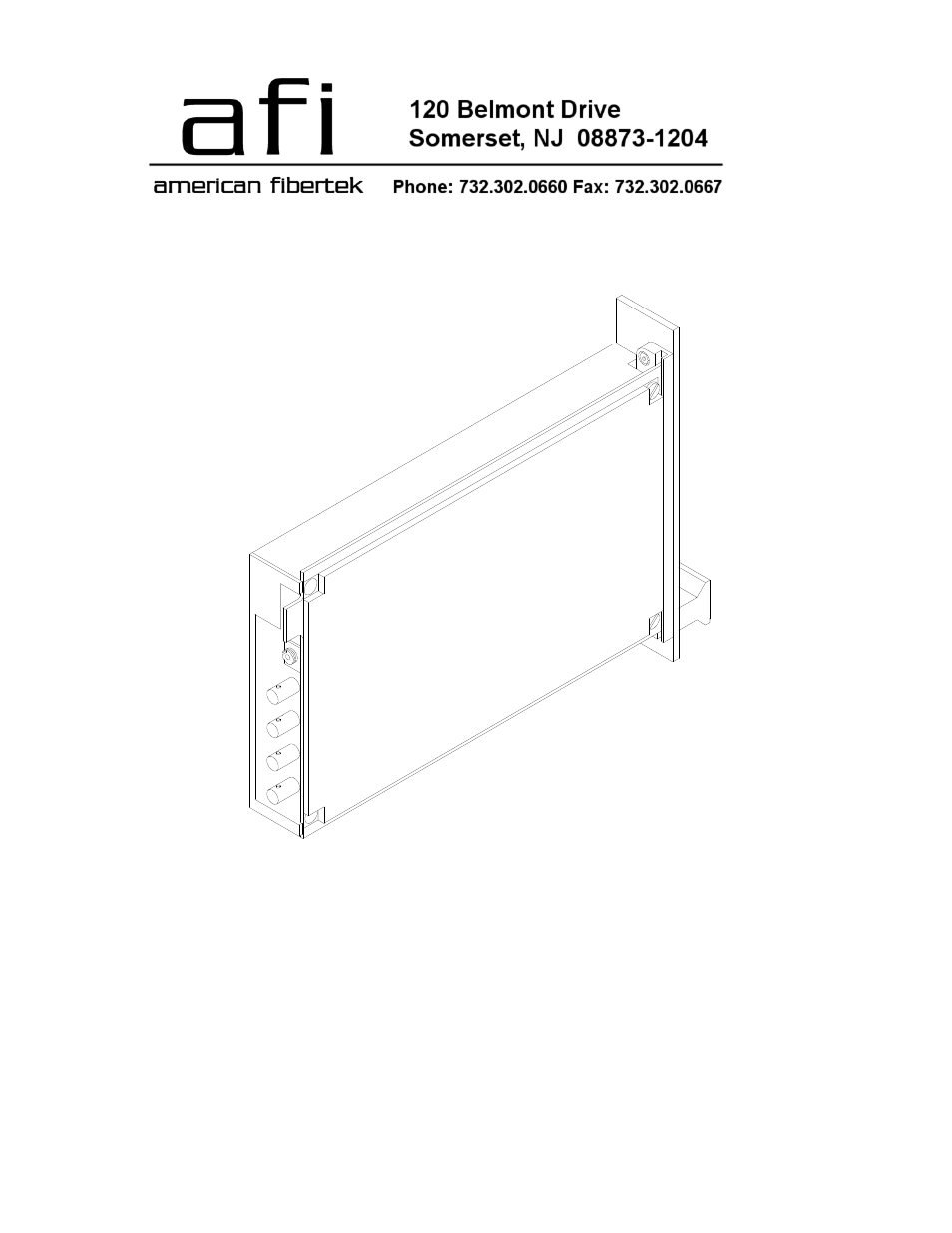 American Fibertek RT-940C-SL User Manual | 4 pages