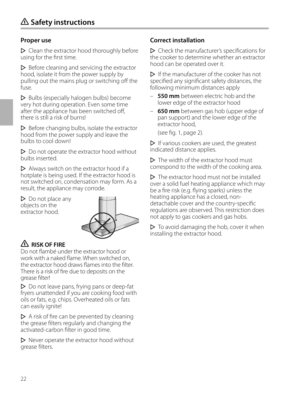 Safety instructions | Neff D72F58N0 User Manual | Page 22 / 108