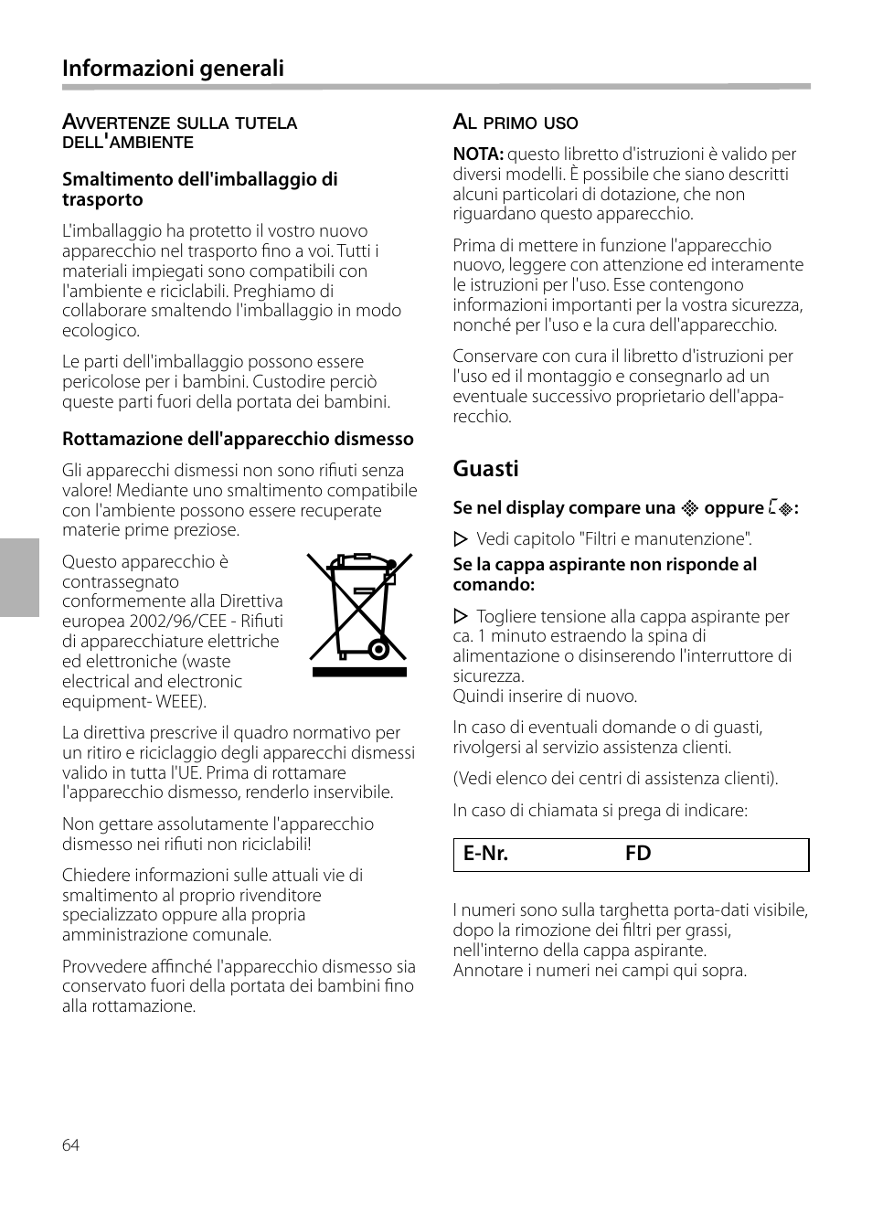 Neff D72F58N0 User Manual | Page 64 / 108