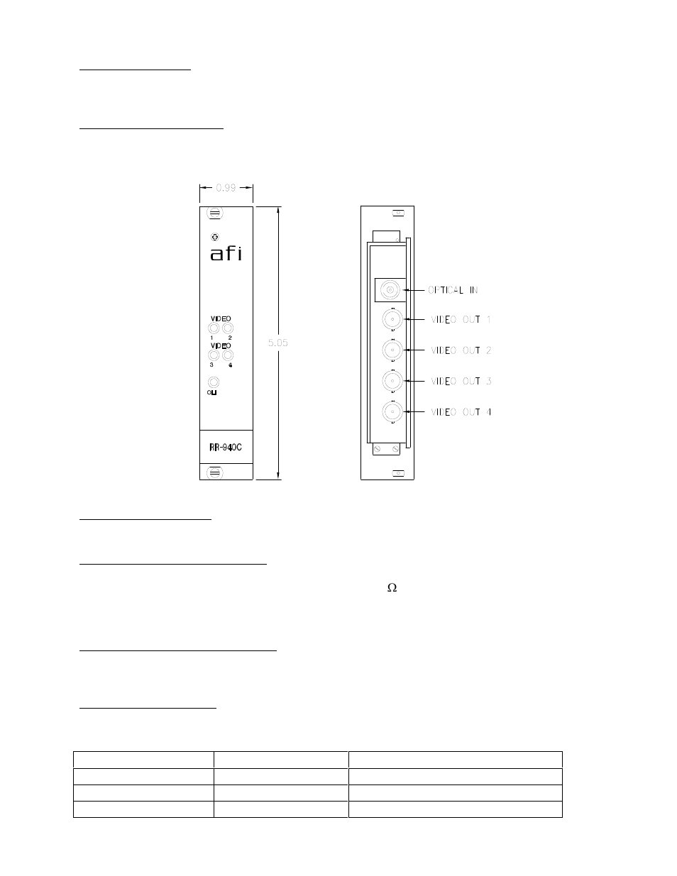 American Fibertek RR-940C User Manual | Page 3 / 4