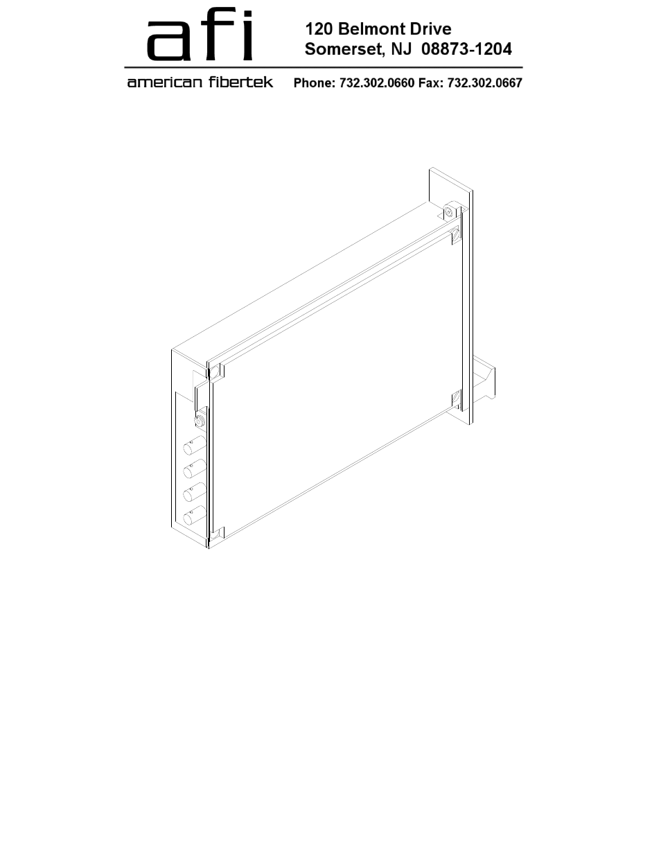 American Fibertek RR-740C-SL User Manual | 4 pages