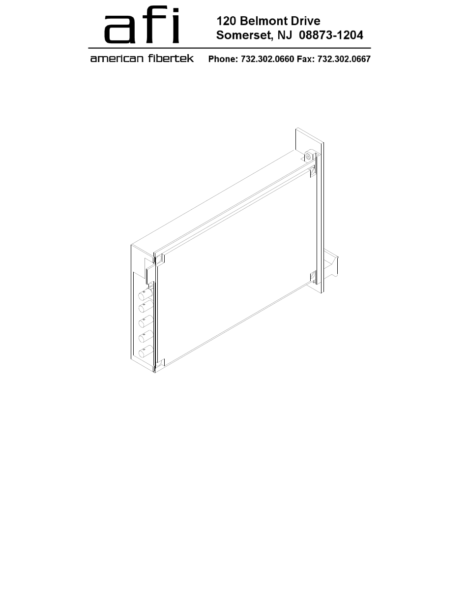 American Fibertek RT-740C User Manual | 4 pages