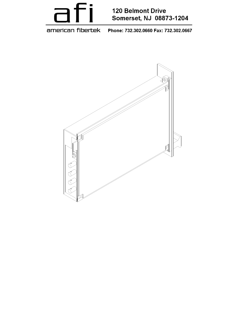 American Fibertek RT-740C-SL User Manual | 4 pages