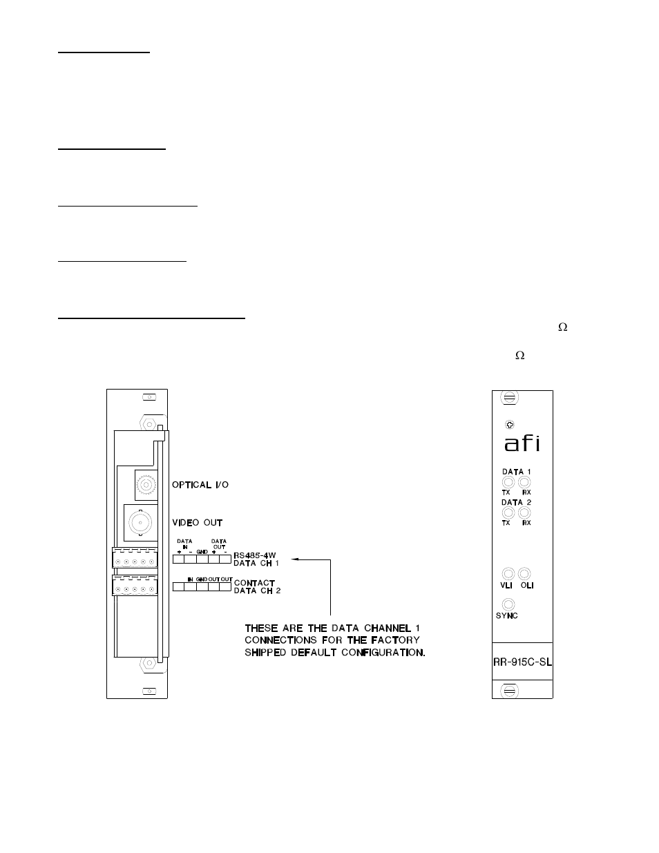 American Fibertek RR-915C-SL User Manual | Page 3 / 8