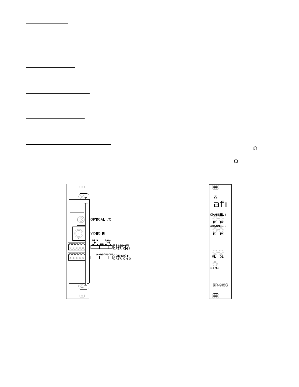 American Fibertek RR-915C User Manual | Page 3 / 8