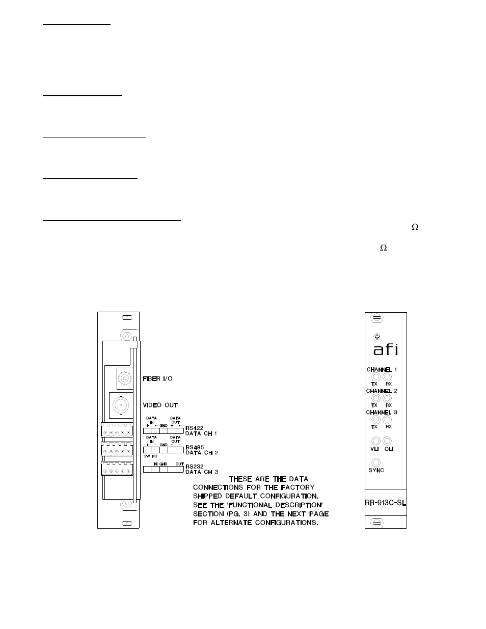 American Fibertek RR-913C-SL User Manual | Page 4 / 8
