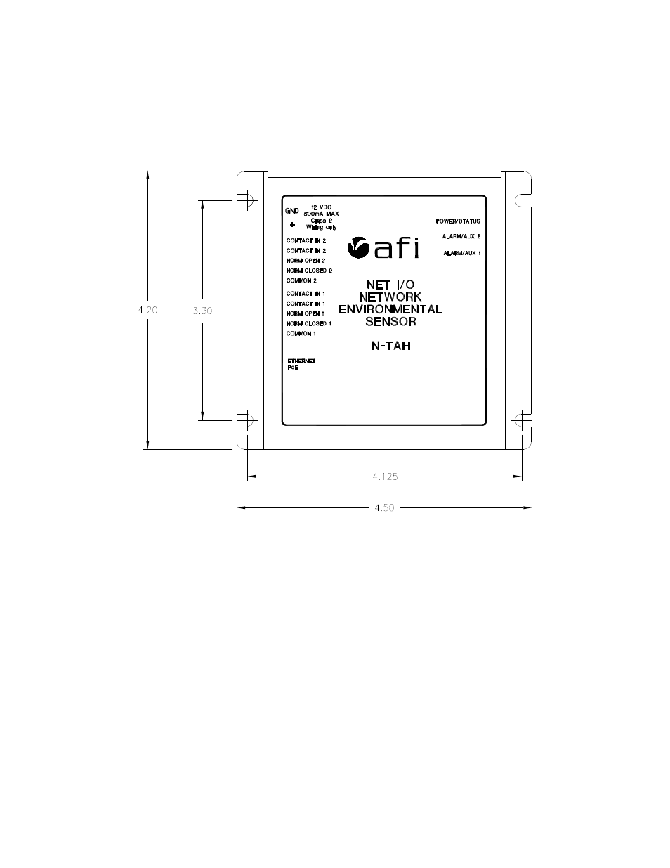 Boutline dimensions | American Fibertek N-TAH User Manual | Page 42 / 43