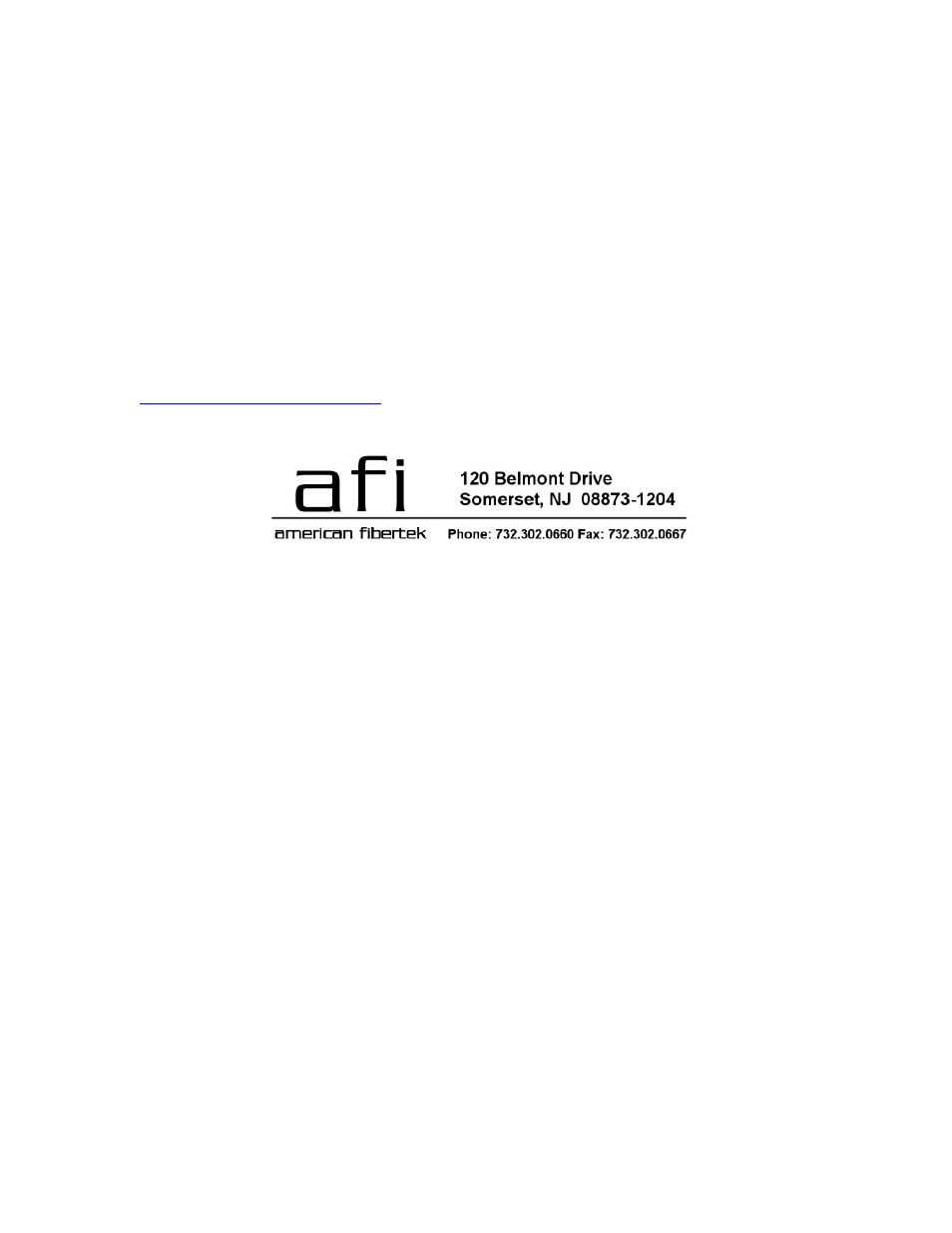 Cservice information | American Fibertek N-TAH User Manual | Page 43 / 43