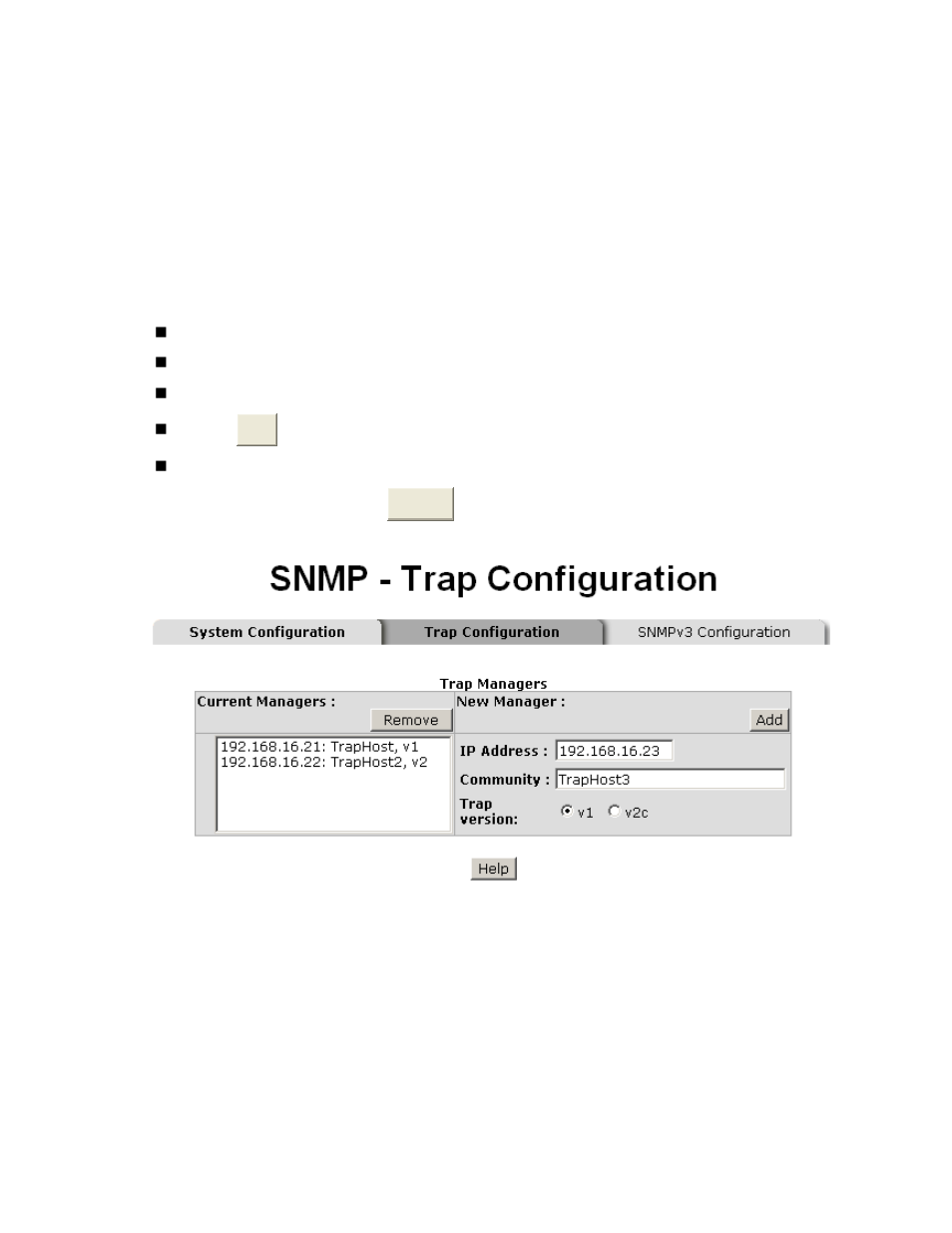 2 trap configuration | American Fibertek SMH10p-PoE User Manual | Page 100 / 156