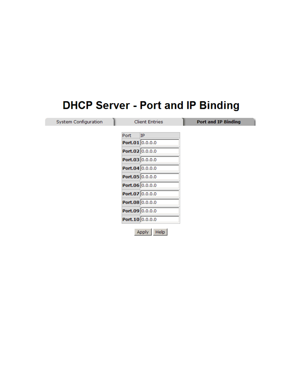 3 port and ip bindings | American Fibertek SMH10p-PoE User Manual | Page 50 / 156