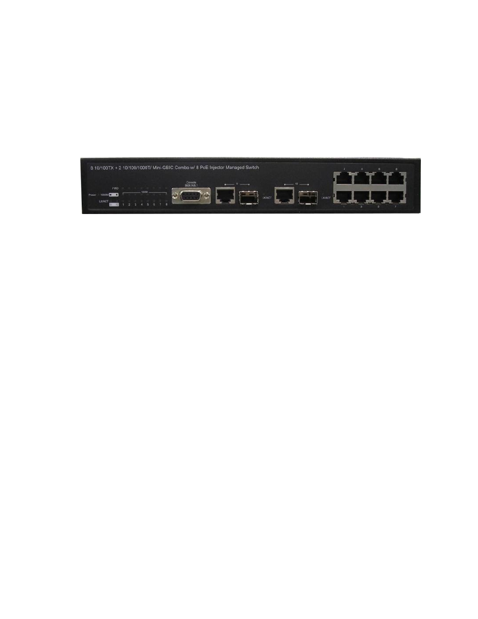 Front panel | American Fibertek SM10p-PoE User Manual | Page 16 / 118